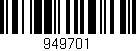 Código de barras (EAN, GTIN, SKU, ISBN): '949701'
