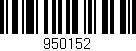 Código de barras (EAN, GTIN, SKU, ISBN): '950152'