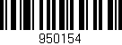 Código de barras (EAN, GTIN, SKU, ISBN): '950154'