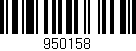 Código de barras (EAN, GTIN, SKU, ISBN): '950158'