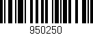 Código de barras (EAN, GTIN, SKU, ISBN): '950250'