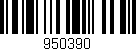 Código de barras (EAN, GTIN, SKU, ISBN): '950390'
