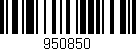 Código de barras (EAN, GTIN, SKU, ISBN): '950850'