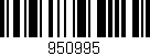 Código de barras (EAN, GTIN, SKU, ISBN): '950995'