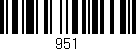 Código de barras (EAN, GTIN, SKU, ISBN): '951'