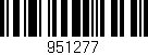 Código de barras (EAN, GTIN, SKU, ISBN): '951277'