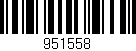 Código de barras (EAN, GTIN, SKU, ISBN): '951558'