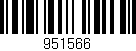 Código de barras (EAN, GTIN, SKU, ISBN): '951566'
