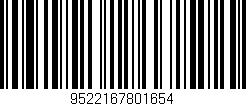 Código de barras (EAN, GTIN, SKU, ISBN): '9522167801654'