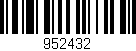 Código de barras (EAN, GTIN, SKU, ISBN): '952432'