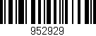 Código de barras (EAN, GTIN, SKU, ISBN): '952929'