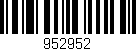 Código de barras (EAN, GTIN, SKU, ISBN): '952952'