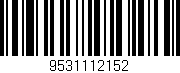 Código de barras (EAN, GTIN, SKU, ISBN): '9531112152'