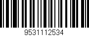 Código de barras (EAN, GTIN, SKU, ISBN): '9531112534'