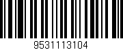 Código de barras (EAN, GTIN, SKU, ISBN): '9531113104'