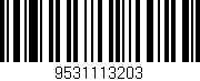 Código de barras (EAN, GTIN, SKU, ISBN): '9531113203'