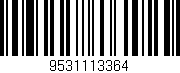 Código de barras (EAN, GTIN, SKU, ISBN): '9531113364'
