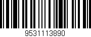 Código de barras (EAN, GTIN, SKU, ISBN): '9531113890'