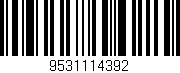 Código de barras (EAN, GTIN, SKU, ISBN): '9531114392'