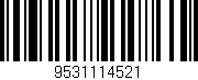 Código de barras (EAN, GTIN, SKU, ISBN): '9531114521'