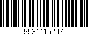 Código de barras (EAN, GTIN, SKU, ISBN): '9531115207'