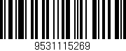 Código de barras (EAN, GTIN, SKU, ISBN): '9531115269'