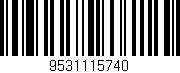 Código de barras (EAN, GTIN, SKU, ISBN): '9531115740'