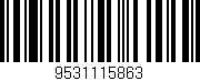 Código de barras (EAN, GTIN, SKU, ISBN): '9531115863'