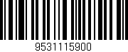Código de barras (EAN, GTIN, SKU, ISBN): '9531115900'