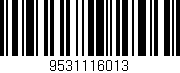 Código de barras (EAN, GTIN, SKU, ISBN): '9531116013'