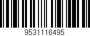 Código de barras (EAN, GTIN, SKU, ISBN): '9531116495'