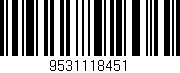 Código de barras (EAN, GTIN, SKU, ISBN): '9531118451'