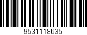 Código de barras (EAN, GTIN, SKU, ISBN): '9531118635'