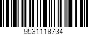 Código de barras (EAN, GTIN, SKU, ISBN): '9531118734'