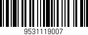 Código de barras (EAN, GTIN, SKU, ISBN): '9531119007'