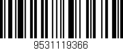 Código de barras (EAN, GTIN, SKU, ISBN): '9531119366'