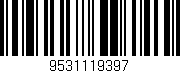 Código de barras (EAN, GTIN, SKU, ISBN): '9531119397'