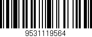 Código de barras (EAN, GTIN, SKU, ISBN): '9531119564'