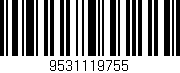 Código de barras (EAN, GTIN, SKU, ISBN): '9531119755'