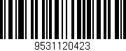 Código de barras (EAN, GTIN, SKU, ISBN): '9531120423'
