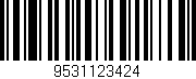 Código de barras (EAN, GTIN, SKU, ISBN): '9531123424'