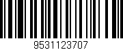 Código de barras (EAN, GTIN, SKU, ISBN): '9531123707'