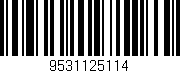 Código de barras (EAN, GTIN, SKU, ISBN): '9531125114'