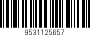 Código de barras (EAN, GTIN, SKU, ISBN): '9531125657'