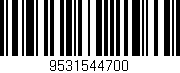 Código de barras (EAN, GTIN, SKU, ISBN): '9531544700'