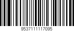 Código de barras (EAN, GTIN, SKU, ISBN): '9537111117095'