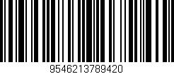 Código de barras (EAN, GTIN, SKU, ISBN): '9546213789420'
