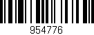 Código de barras (EAN, GTIN, SKU, ISBN): '954776'