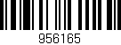 Código de barras (EAN, GTIN, SKU, ISBN): '956165'