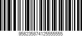 Código de barras (EAN, GTIN, SKU, ISBN): '956235874125555555'